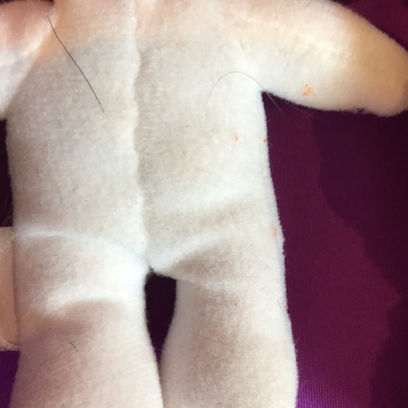 Lot of 5 small plush stuffed animals bunny Wendy's snoopy, penguin, dog, Ty lamb - Picture 13 of 16